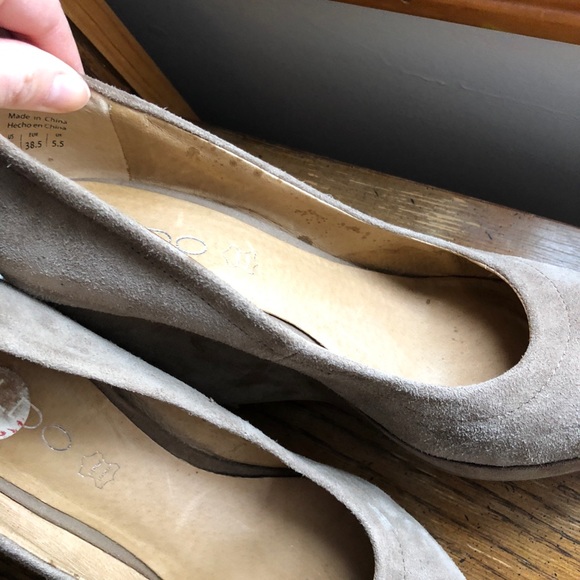 Aldo Taupe Suede Wedge Heel - Picture 7 of 8